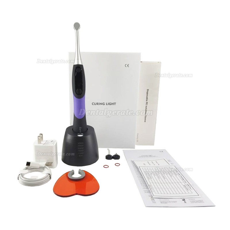 Mecco Q8 Pro LED-Polymerisationslampe f&uuml;r die Zahnmedizin mit integriertem Radiometer und Kariesdetektor